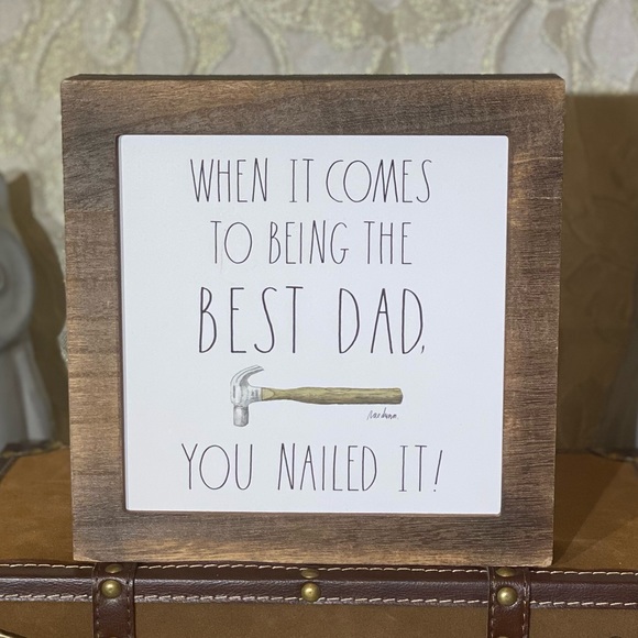 **SOLD on Mercari** Rae Dunn Dad Sign - Picture 3 of 4
